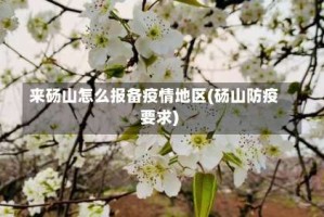 来砀山怎么报备疫情地区(砀山防疫要求)