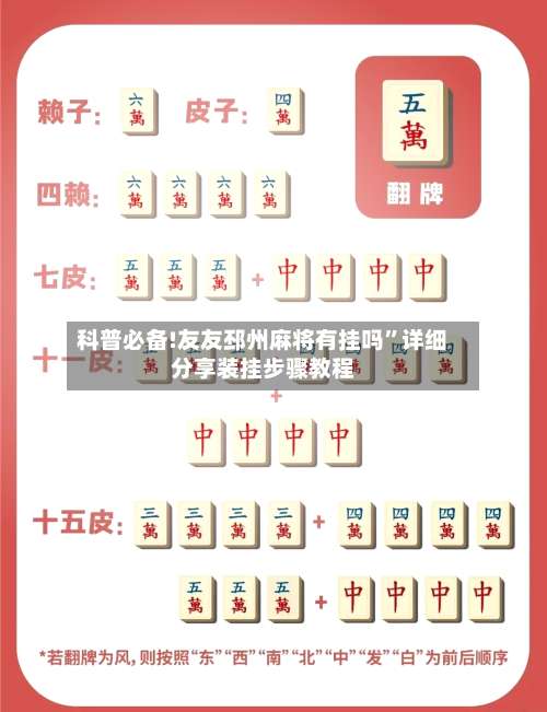 科普必备!友友邳州麻将有挂吗”详细分享装挂步骤教程-第1张图片