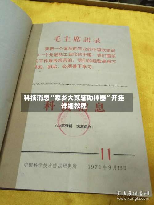 科技消息“家乡大贰辅助神器”开挂详细教程-第2张图片