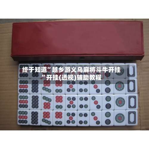 终于知道”越乡游义乌麻将斗牛开挂”开挂(透视)辅助教程-第2张图片